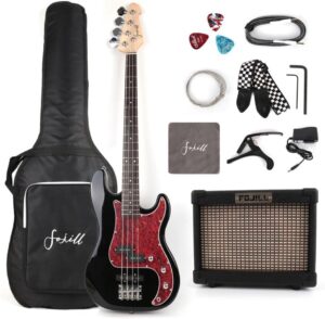 Our Take on the Fojill Full-Size Bass Guitar Starter Kit Bundle